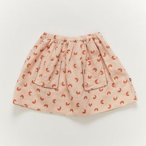 NWT Oeuf Ric Rac Skirt Croissant size 4/5